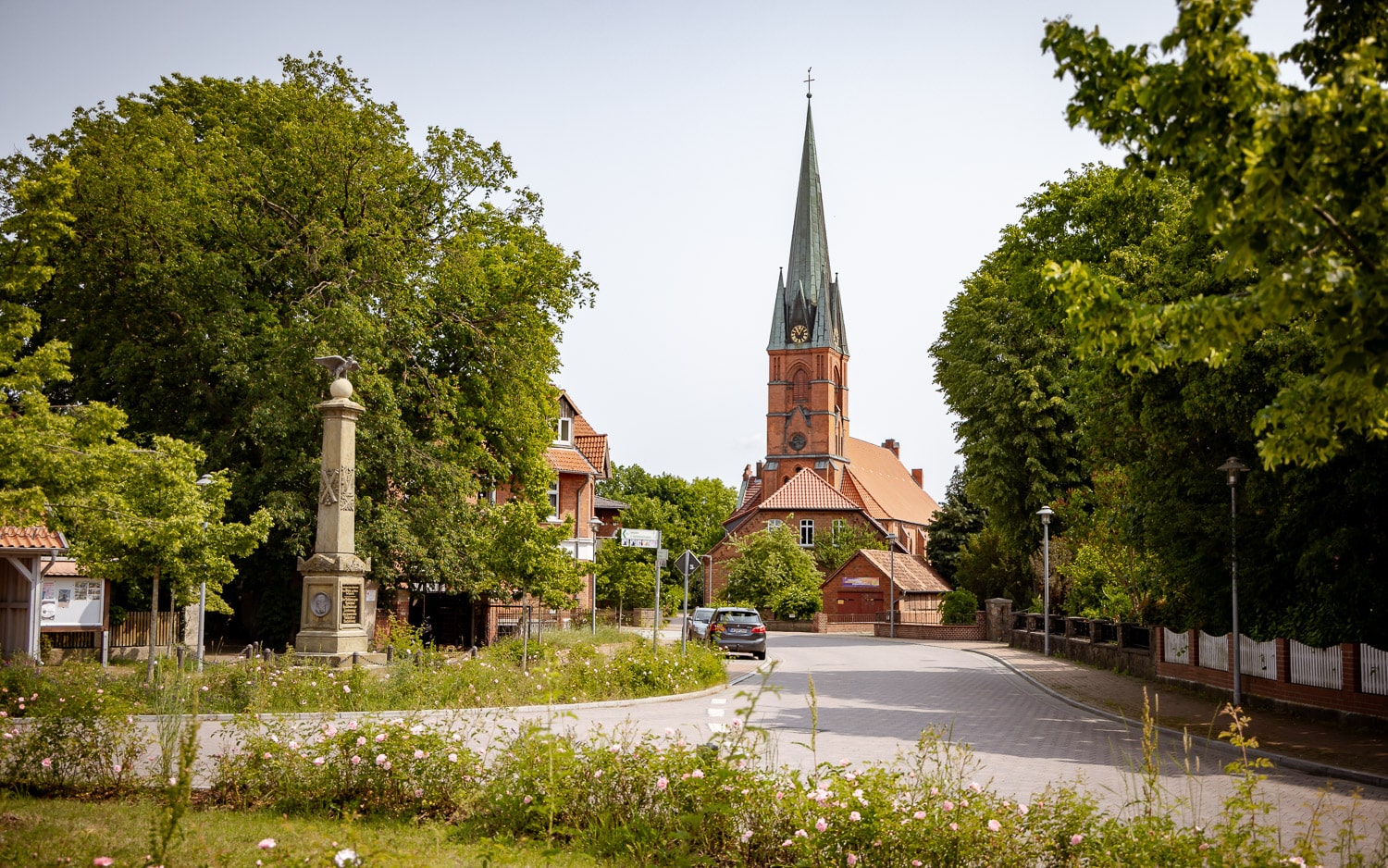 Suhlendorf Blick auf die Marienkirche