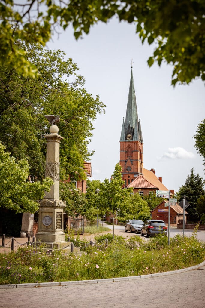 Suhlendorf Blick auf die Marienkirche