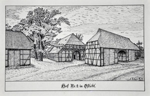Hof Nr 2 in Ostedt von 1945
